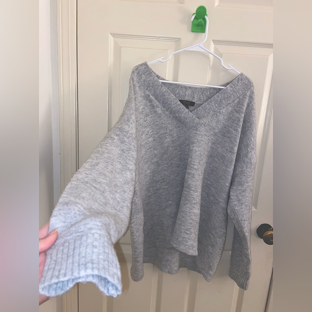 Witty Fox Gray Sweater